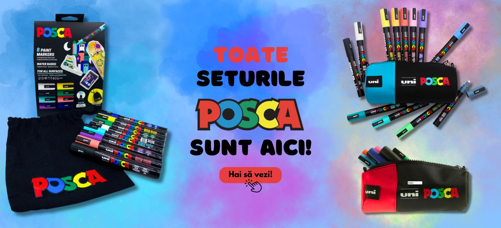 Toate seturile POSCA sunt aici!